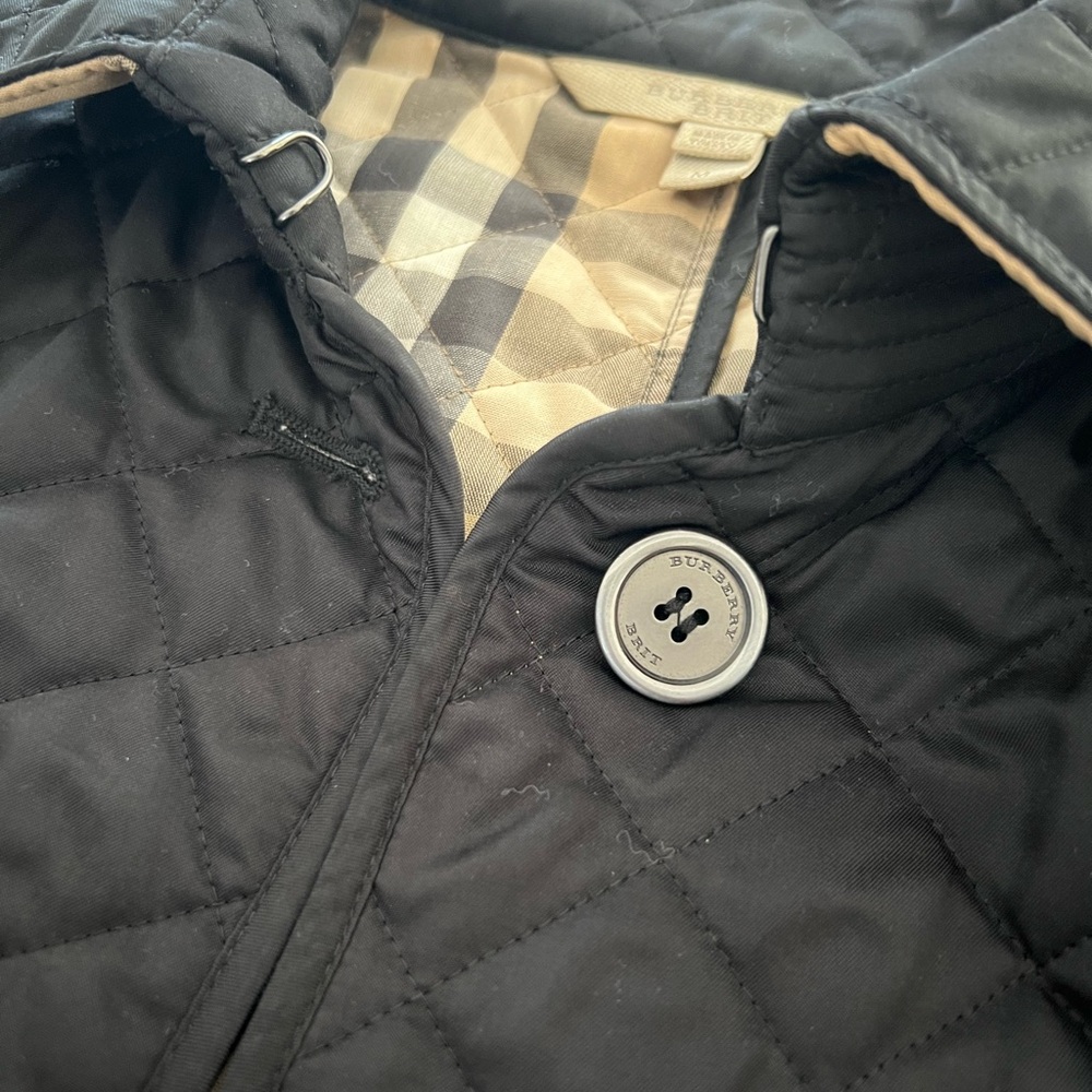 Women’s Burberry Brit Check Quilted Jacket